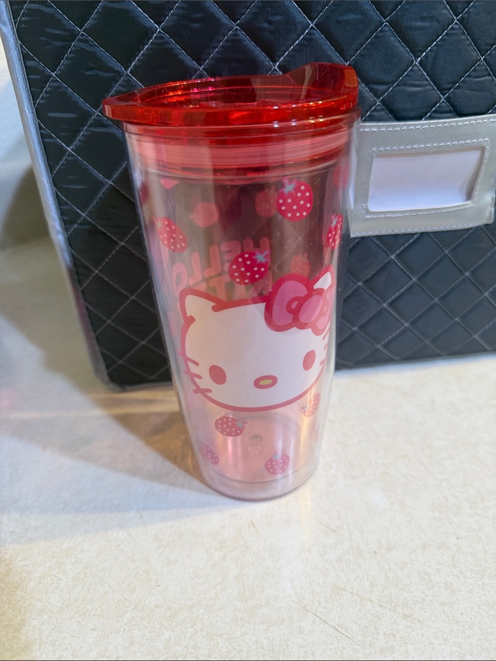 Hello Kitty Strawberry Travel Tumbler